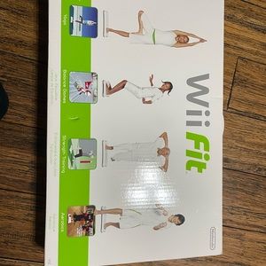 NIB Wii fit balance board & disc